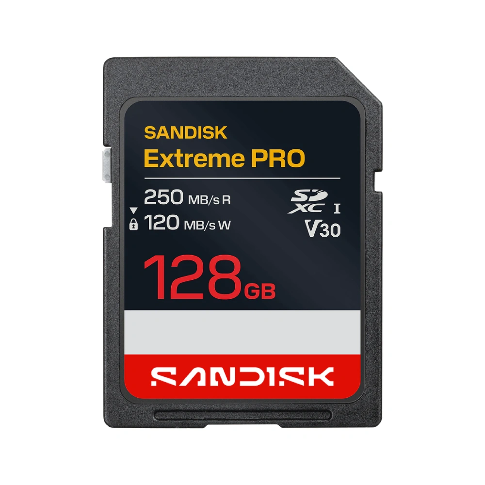 Sandisk SD Card Extreme Pro SDXC UHS-I 128GB V30 view 2